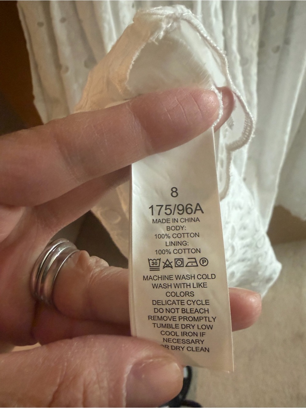 kate spade White Eyelet Dress - Picture 4 of 5